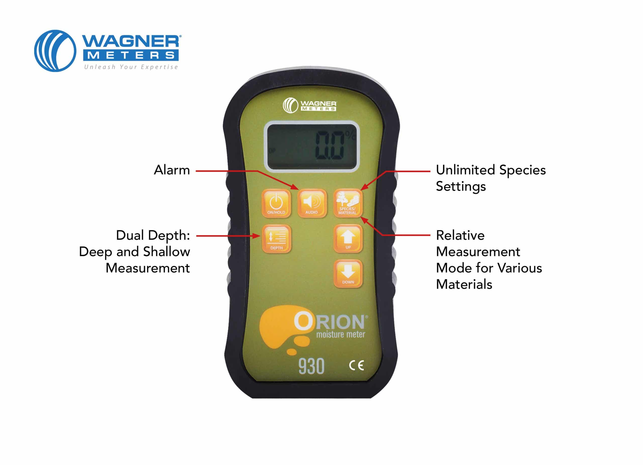 Wagner orion deals moisture meter